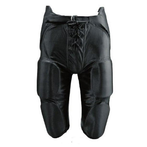 Youth Dazzle Football Pants w/ Pads Black/L